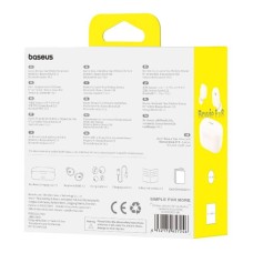 Earphones TWS Baseus Bowie E18 (white) Earphones TWS Baseus Bowie E18 (white)