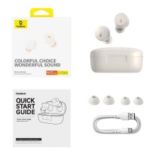 Earphones TWS Baseus Bowie E18 (white) Earphones TWS Baseus Bowie E18 (white)