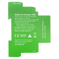 DIN Rail Smart Switch Shelly Pro Dimmer , 1 channels DIN Rail Smart Switch Shelly Pro Dimmer , 1 channels