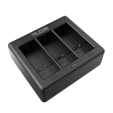 Telesin 3-slot charger + 2 batteries for GoPro Hero 12 / Hero 11 / Hero 10 / Hero 9 Telesin 3-slot charger + 2 batteries for GoPro Hero 12 / Hero 11 / Hero 10 / Hero 9