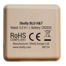 Temperature and humidity sensor Shelly Blu H&T Black (mocha) Temperature and humidity sensor Shelly Blu H&T Black (mocha)
