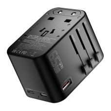 Travel wall charger, Essager, ECT65-LT01-Z, 65W (black) Travel wall charger, Essager, ECT65-LT01-Z, 65W (black)