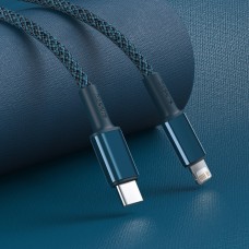 Baseus High Density Braided Cable Type-C to Lightning, PD, 20W, 2m (blue) Baseus High Density Braided Cable Type-C to Lightning, PD, 20W, 2m (blue)