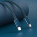 Baseus High Density Braided Cable Type-C to Lightning, PD, 20W, 2m (blue)