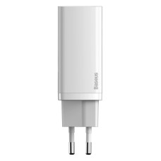 Quick Travel Charger Baseus GaN2 Lite USB+C 65W EU (white)