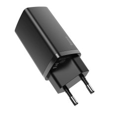 Quick Travel Charger Baseus GaN2 Lite USB+C 65W EU (black) Quick Travel Charger Baseus GaN2 Lite USB+C 65W EU (black)