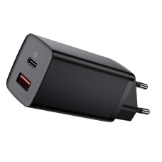 Quick Travel Charger Baseus GaN2 Lite USB+C 65W EU (black) Quick Travel Charger Baseus GaN2 Lite USB+C 65W EU (black)