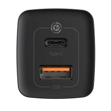 Quick Travel Charger Baseus GaN2 Lite USB+C 65W EU (black) Quick Travel Charger Baseus GaN2 Lite USB+C 65W EU (black)