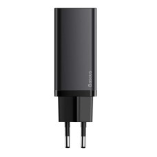 Quick Travel Charger Baseus GaN2 Lite USB+C 65W EU (black) Quick Travel Charger Baseus GaN2 Lite USB+C 65W EU (black)