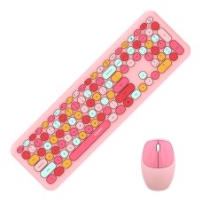 MOFII Wireless Keyboard+Mouse 666 Pink MOFII Wireless Keyboard+Mouse 666 Pink