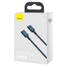 Baseus Superior Series Cable USB-C to iP, 20W, PD, 1m (blue) Baseus Superior Series Cable USB-C to iP, 20W, PD, 1m (blue)