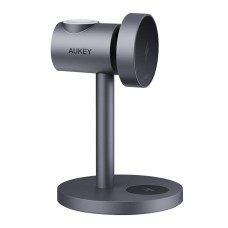 Wireless charger MagFusion 3 in 1 Aukey LC-MC311, 15W Qi2 (gray) Wireless charger MagFusion 3 in 1 Aukey LC-MC311, 15W Qi2 (gray)