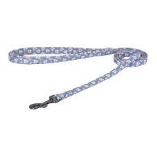 Dog set Dogness harness and leash (Blue Flower) Dog set Dogness harness and leash (Blue Flower)