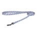 Dog set Dogness harness and leash (Blue Flower)