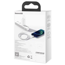 Baseus Superior Series Cable USB to Lightning 2.4A 1,5m (white) Baseus Superior Series Cable USB to Lightning 2.4A 1,5m (white)