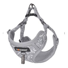 Cat set Dogness harness and leash (Light Grey) Cat set Dogness harness and leash (Light Grey)