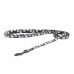 Cat set Dogness harness and leash (Daisy Black)