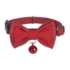 Collar set Dogness for cats 2 pcs (Genuine Leather Red/Fiber Black) Collar set Dogness for cats 2 pcs (Genuine Leather Red/Fiber Black)