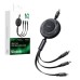 3in1 USB to USB-C / Lightning / Micro USB Cable, Mcdodo CA-5220, 1.2m (Black)