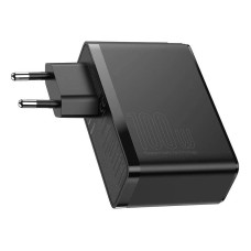 Travel Charger Baseus GaN2 Pro Quick 2x USB + 2x USB-C, 100W, EU (Black)