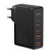 Travel Charger Baseus GaN2 Pro Quick 2x USB + 2x USB-C, 100W, EU (Black)