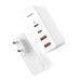 Travel Charger Baseus GaN2 Pro Quick 2x USB + 2x USB-C, 100W, EU (white)