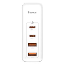 Travel Charger Baseus GaN2 Pro Quick 2x USB + 2x USB-C, 100W, EU (white)