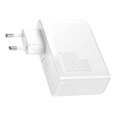 Travel Charger Baseus GaN2 Pro Quick 2x USB + 2x USB-C, 100W, EU (white)
