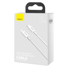 Baseus Superior Series Cable USB-C to Lightning, 20W, PD, 2m (white) Baseus Superior Series Cable USB-C to Lightning, 20W, PD, 2m (white)