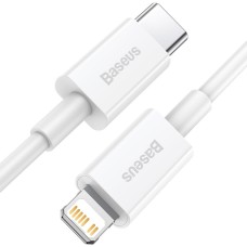 Baseus Superior Series Cable USB-C to Lightning, 20W, PD, 2m (white) Baseus Superior Series Cable USB-C to Lightning, 20W, PD, 2m (white)
