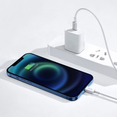 Baseus Superior Series Cable USB-C to Lightning, 20W, PD, 2m (white) Baseus Superior Series Cable USB-C to Lightning, 20W, PD, 2m (white)