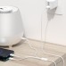 USB cable 3in1 Baseus Superior Series, USB to micro USB / USB-C / Lightning, 3.5A, 1.5m (white)