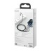 USB cable 3in1 Baseus Tungsten Gold, USB to micro USB / USB-C / Lightning, 3.5A, 1.5m (black)