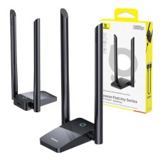 Adapter WiFi Baseus FastJoy 1800Mbps (black) Adapter WiFi Baseus FastJoy 1800Mbps (black)