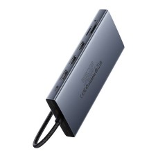 Hub 13in1 Baseus PortalJoy USB-C to HDMI+DP+VGA+C+USB+PD+RJ45+SD/TF+3.5mm (grey)