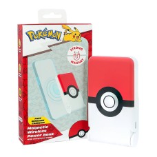 Magnetic powerbank OTL 5000 mAh, USB-C 15W, Pokemon Pokeball with stand (red-white) Magnetic powerbank OTL 5000 mAh, USB-C 15W, Pokemon Pokeball with stand (red-white)