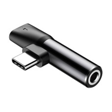 Baseus Audio Adapter USB-C to Mini Jack 3.5mm + USB-C (black) Baseus Audio Adapter USB-C to Mini Jack 3.5mm + USB-C (black)