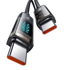 Mcdodo CA-3610 USB-C to USB-C cable, auto power off, PD 100W, 1.2m (black) Mcdodo CA-3610 USB-C to USB-C cable, auto power off, PD 100W, 1.2m (black)