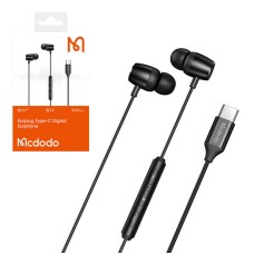 Mcdodo HP-1050 in-ear, wired headphones, USB-C (black) Mcdodo HP-1050 in-ear, wired headphones, USB-C (black)