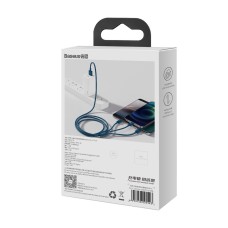 USB cable 3in1 Baseus Superior Series, USB to micro USB / USB-C / Lightning, 3.5A, 1.5m (blue) USB cable 3in1 Baseus Superior Series, USB to micro USB / USB-C / Lightning, 3.5A, 1.5m (blue)