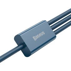 USB cable 3in1 Baseus Superior Series, USB to micro USB / USB-C / Lightning, 3.5A, 1.5m (blue) USB cable 3in1 Baseus Superior Series, USB to micro USB / USB-C / Lightning, 3.5A, 1.5m (blue)