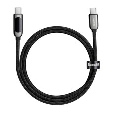 Baseus Display Cable USB-C to Type-C 100W 1m (black) Baseus Display Cable USB-C to Type-C 100W 1m (black)