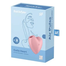 Clitoral massager Cutie Heart Light Red Satisfyer (pink) Clitoral massager Cutie Heart Light Red Satisfyer (pink)