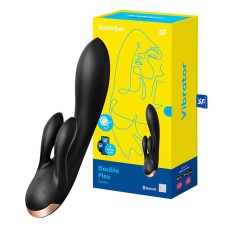 Wibrator-Double Flex Satisfyer Connect App (Black) Wibrator-Double Flex Satisfyer Connect App (Black)