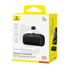 Powerbank OS-Baseus Compact IP 5000mAh 20W (black) Powerbank OS-Baseus Compact IP 5000mAh 20W (black)