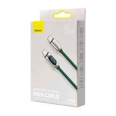Baseus Display Cable USB-C to USB-C 100W 1m (green)