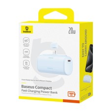 Powerbank OS-Baseus Compact IP 5000mAh 20W (blue) Powerbank OS-Baseus Compact IP 5000mAh 20W (blue)