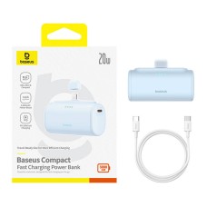 Powerbank OS-Baseus Compact IP 5000mAh 20W (blue) Powerbank OS-Baseus Compact IP 5000mAh 20W (blue)