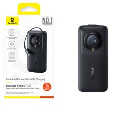 Powerbank Baseus OS Free2Pull 10000mAh 30W +cable (black) Powerbank Baseus OS Free2Pull 10000mAh 30W +cable (black)