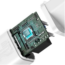 Baseus Super Si Quick Charger 1C 20W with USB-C cable for Lightning 1m (white) Baseus Super Si Quick Charger 1C 20W with USB-C cable for Lightning 1m (white)